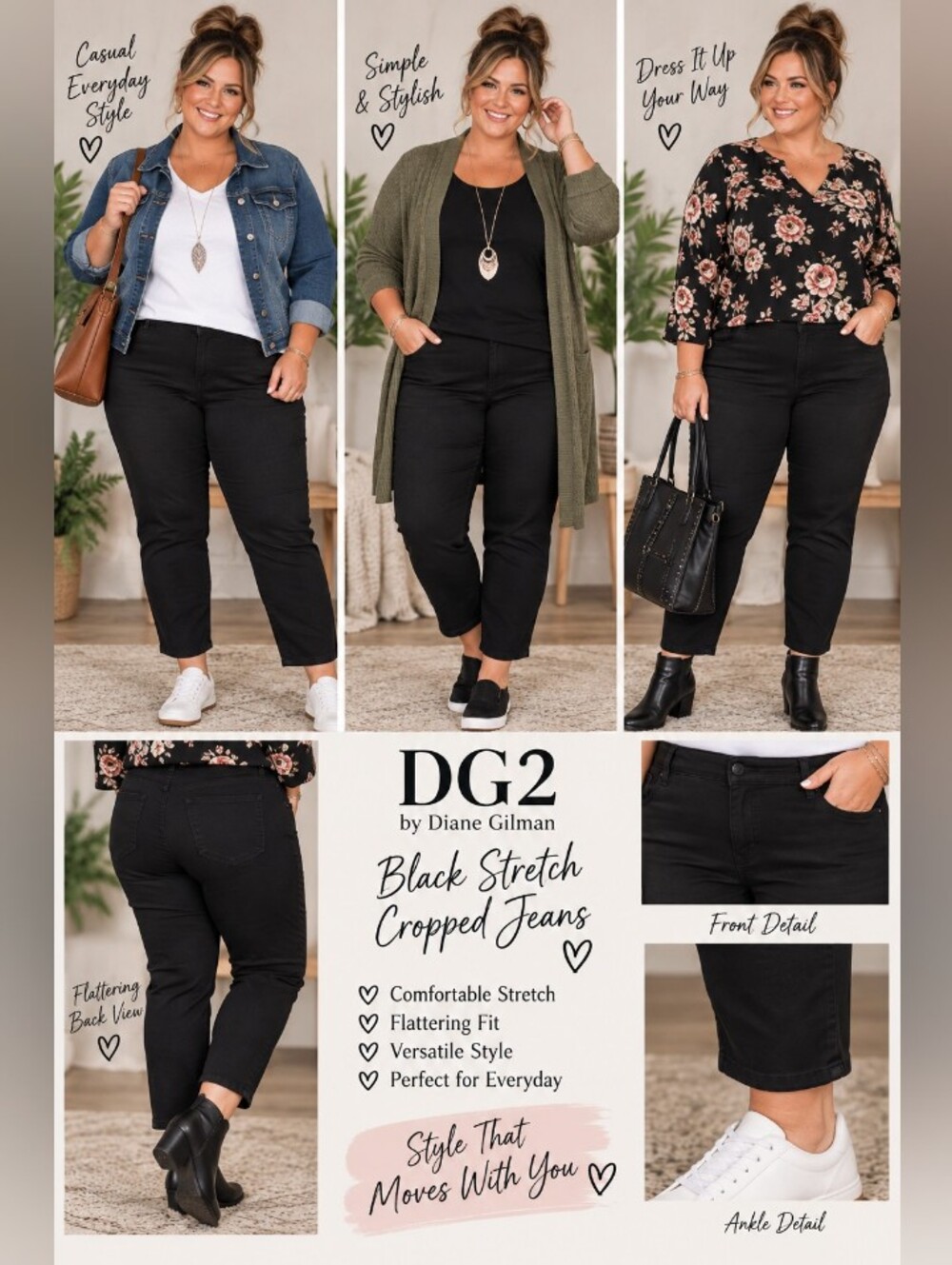 D2G  Black Ladies  Stretch Jeans 28PW AND 26WT